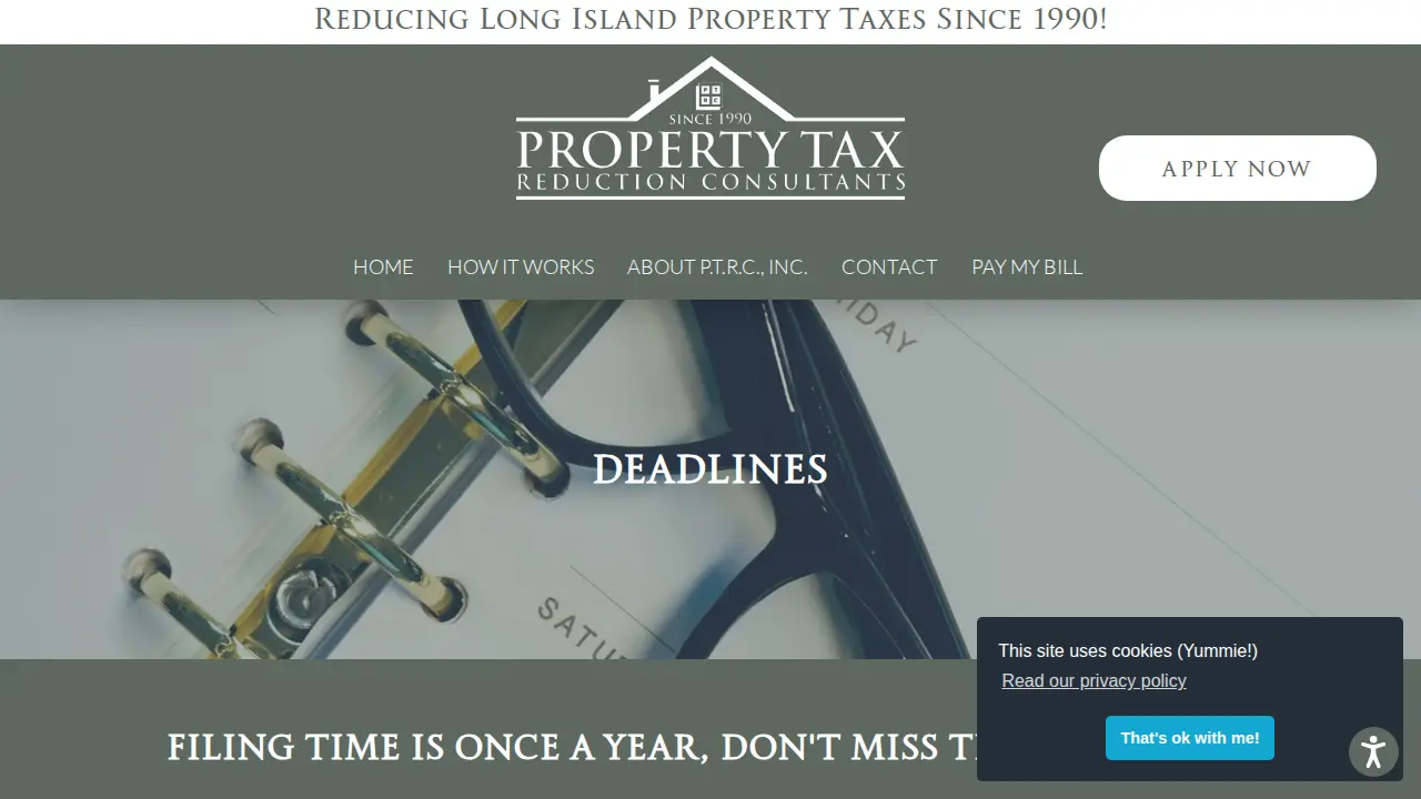Property Tax Reduction Consultants (P.T.R.C. Inc.) page