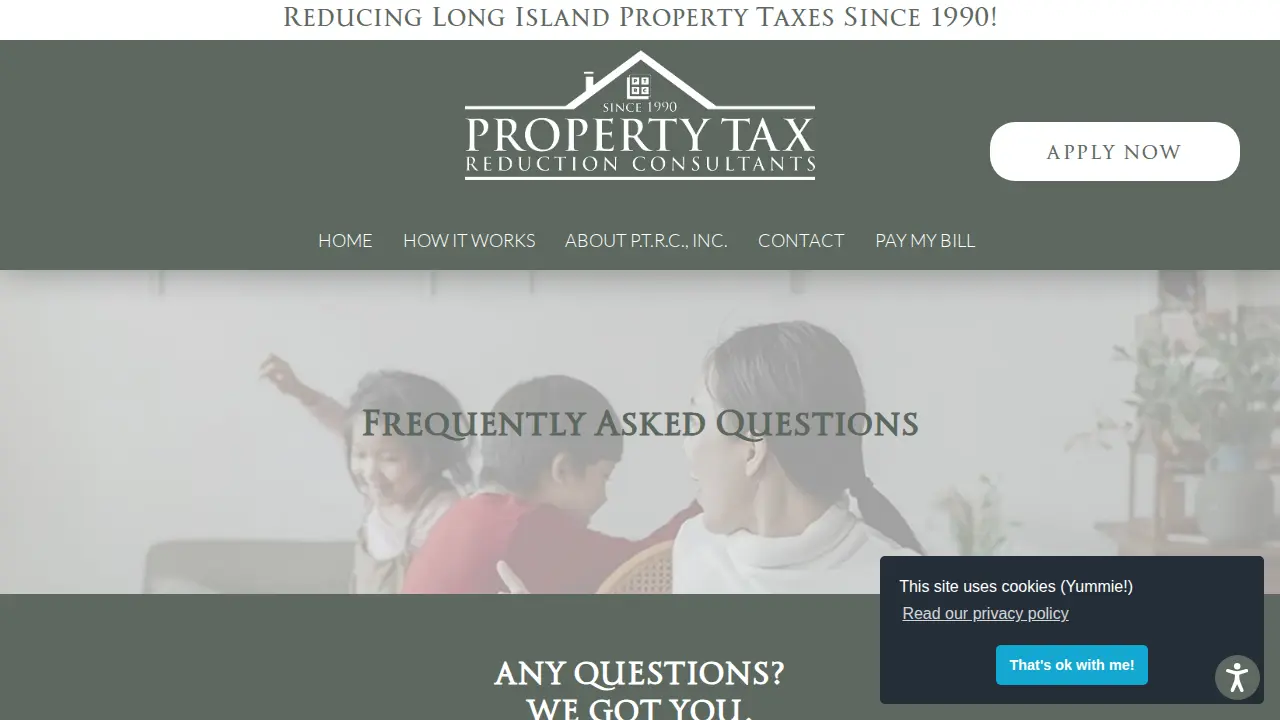Property Tax Reduction Consultants (P.T.R.C. Inc.) page
