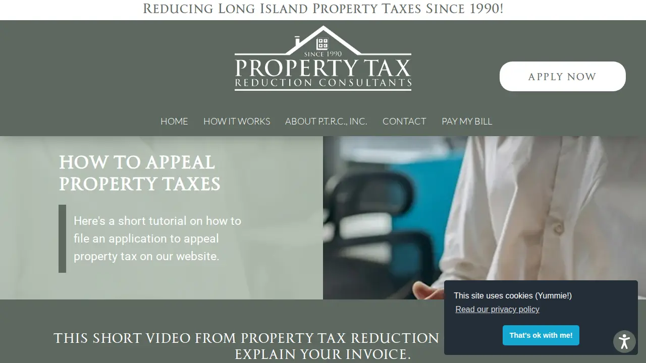 Property Tax Reduction Consultants (P.T.R.C. Inc.) page