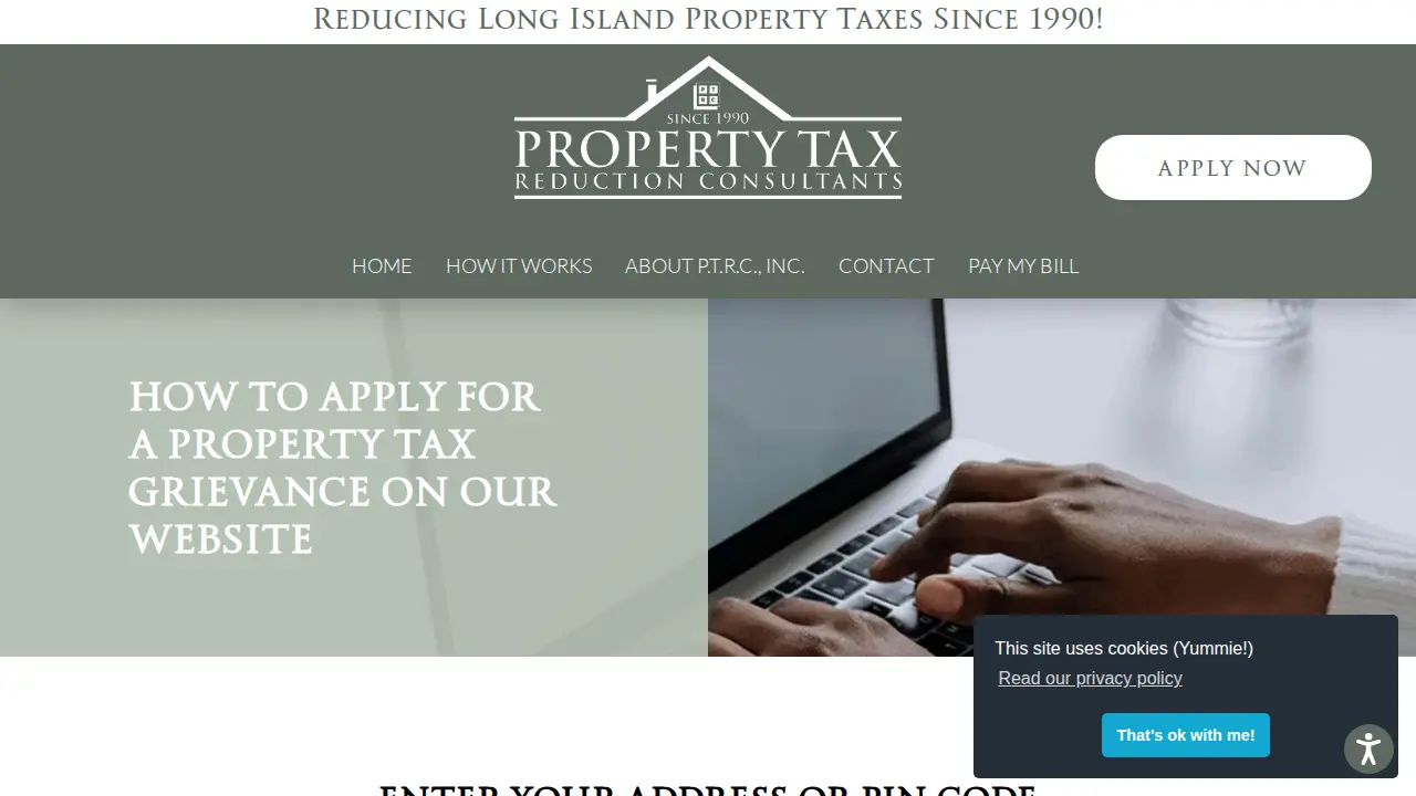 Property Tax Reduction Consultants (P.T.R.C. Inc.) page