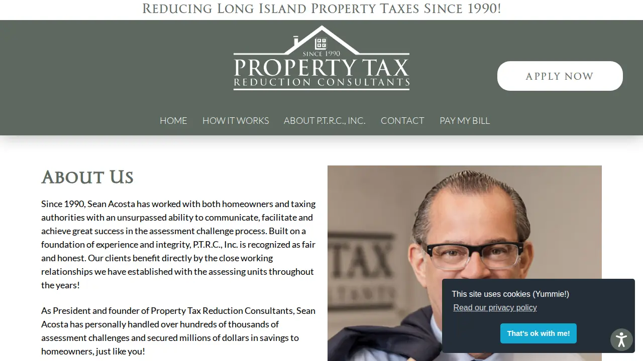 Property Tax Reduction Consultants (P.T.R.C. Inc.) page