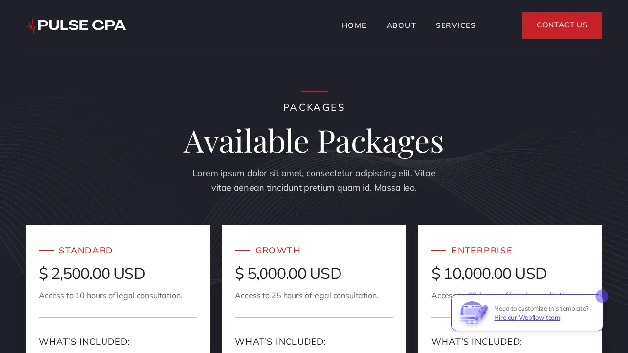 Pulse CPA page