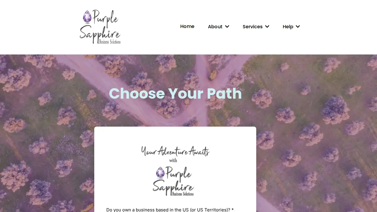 Purple Sapphire Business Solutions, LLC page