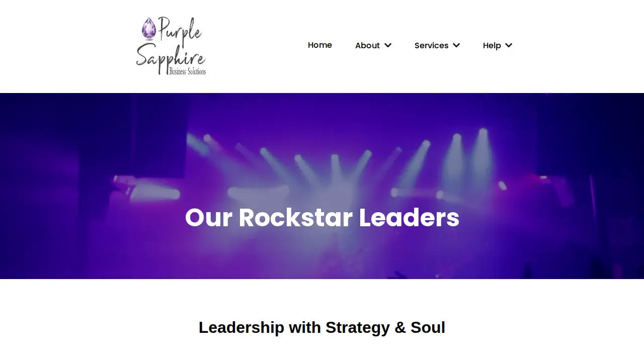 Purple Sapphire Business Solutions, LLC page