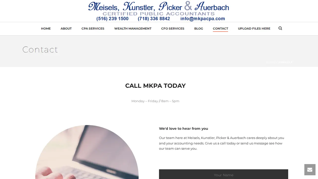 Picker & Auerbach, CPAs page