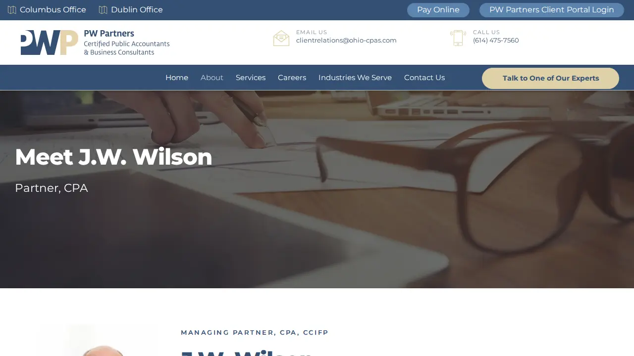 Blankenbecler Advisors page