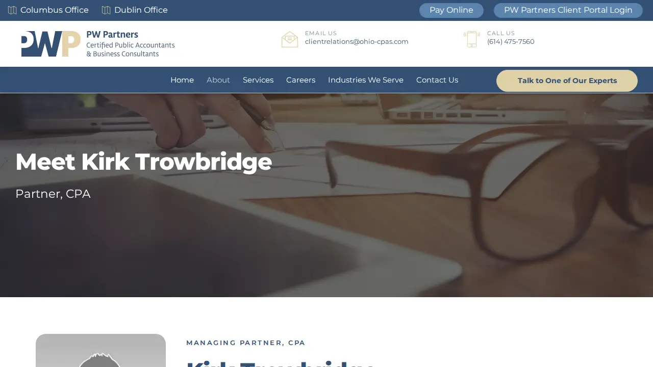 Blankenbecler Advisors page