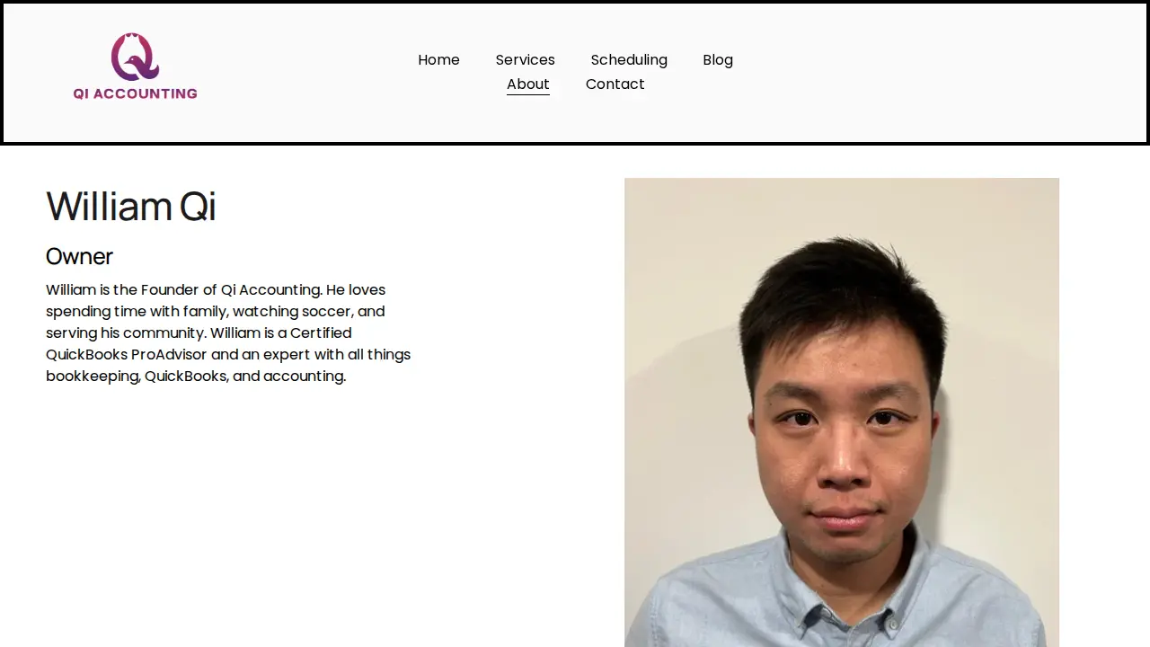 Qi Accounting page