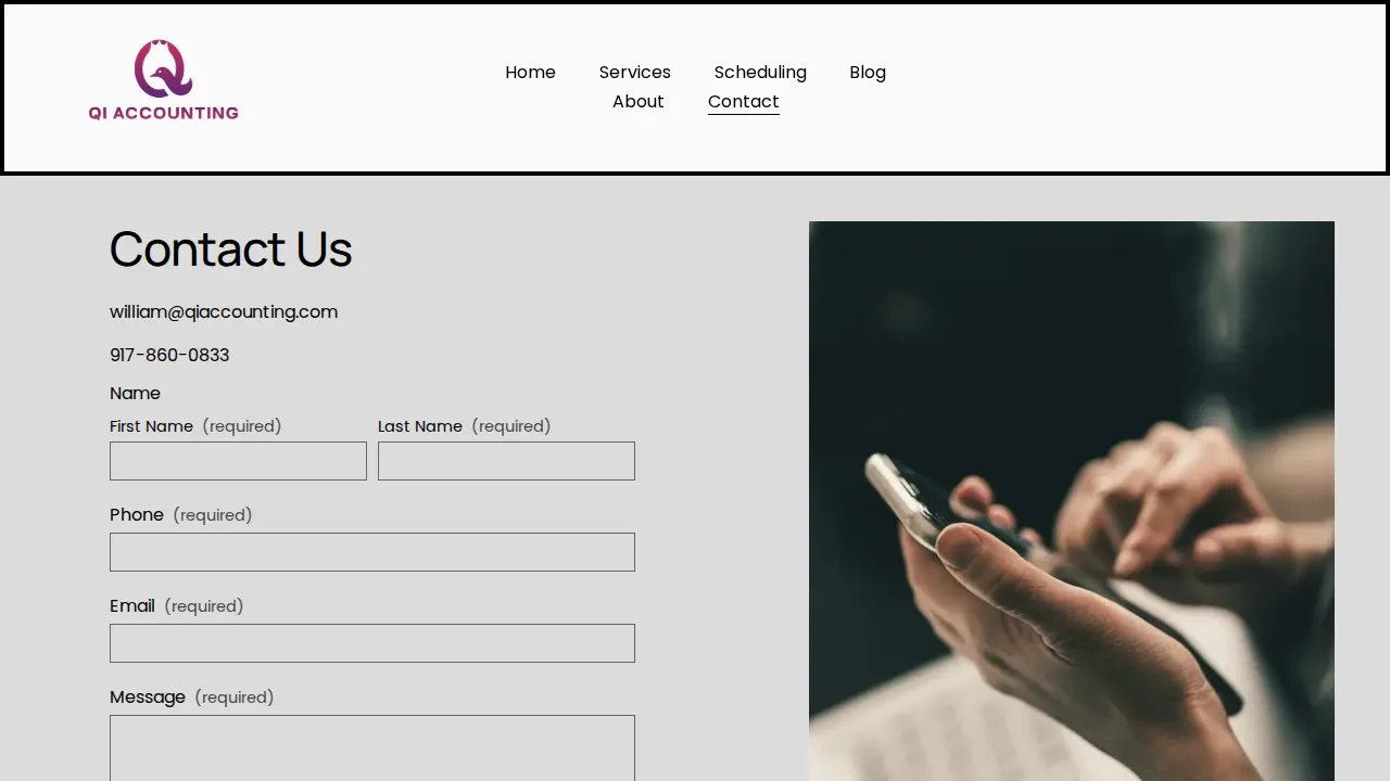 Qi Accounting page