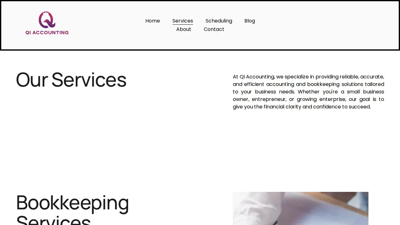 Qi Accounting page