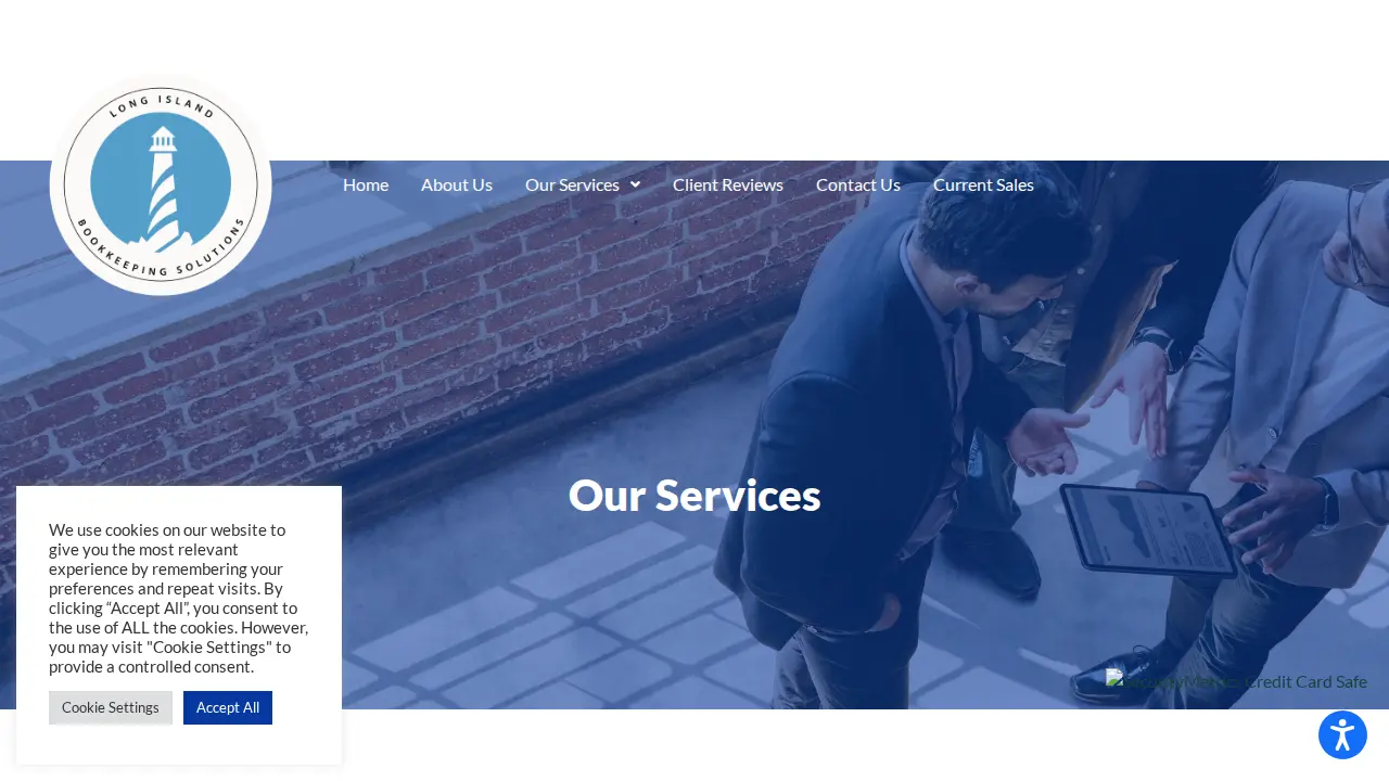 Long Island Bookkeeping Solutions page