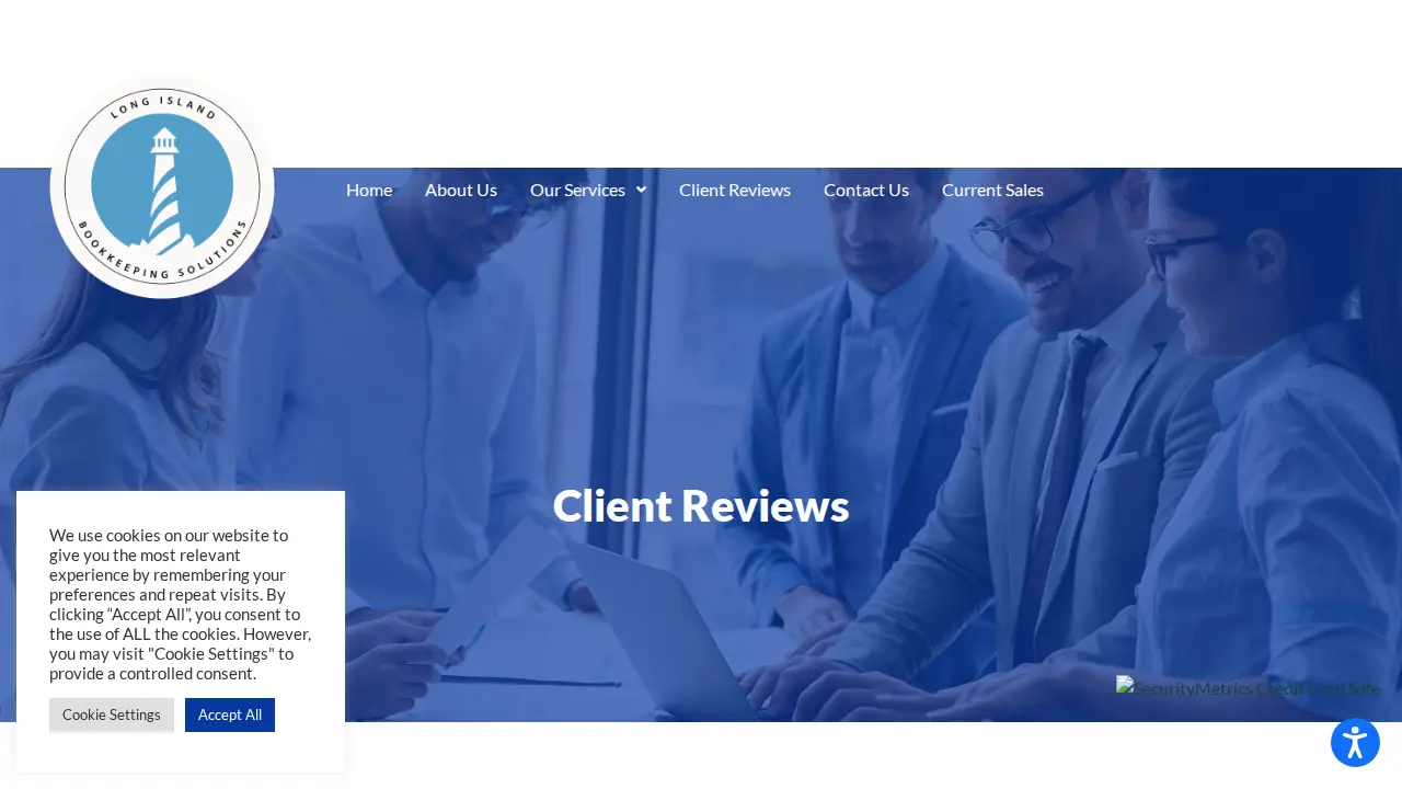 Long Island Bookkeeping Solutions page