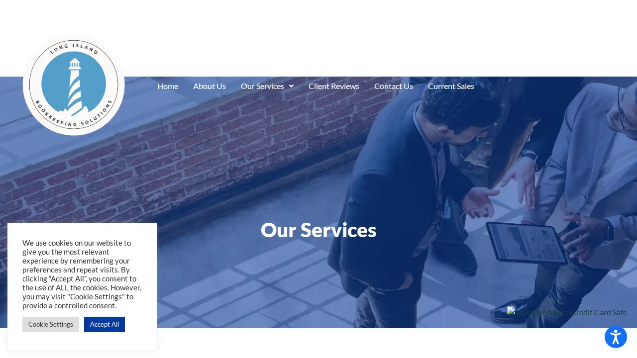 Long Island Bookkeeping Solutions page