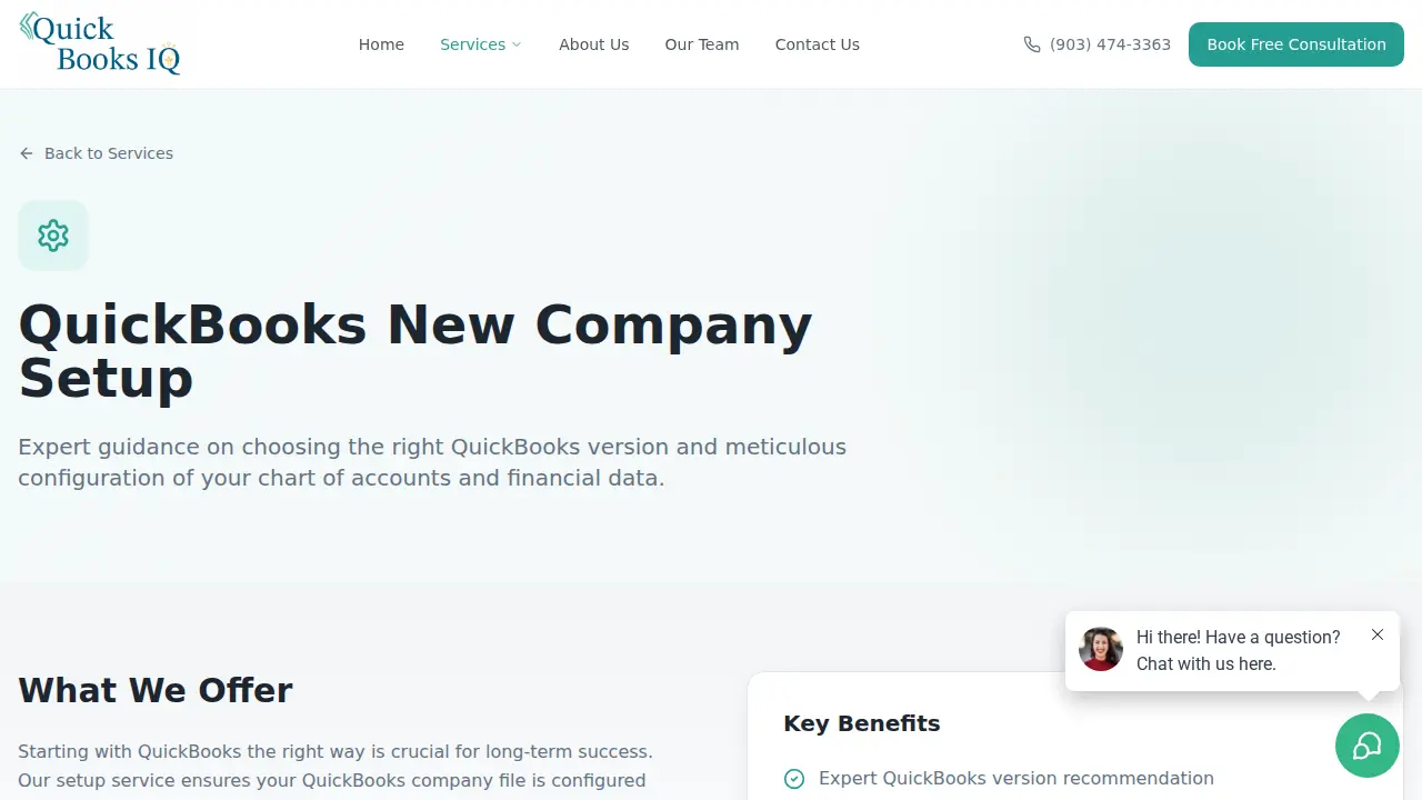 QuickBooks IQ page