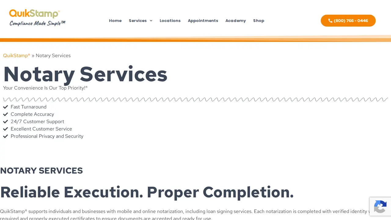 QuikStamp® page