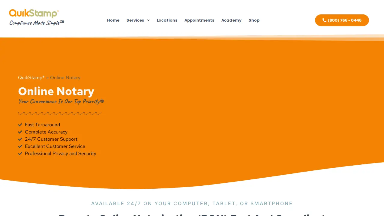 QuikStamp® page