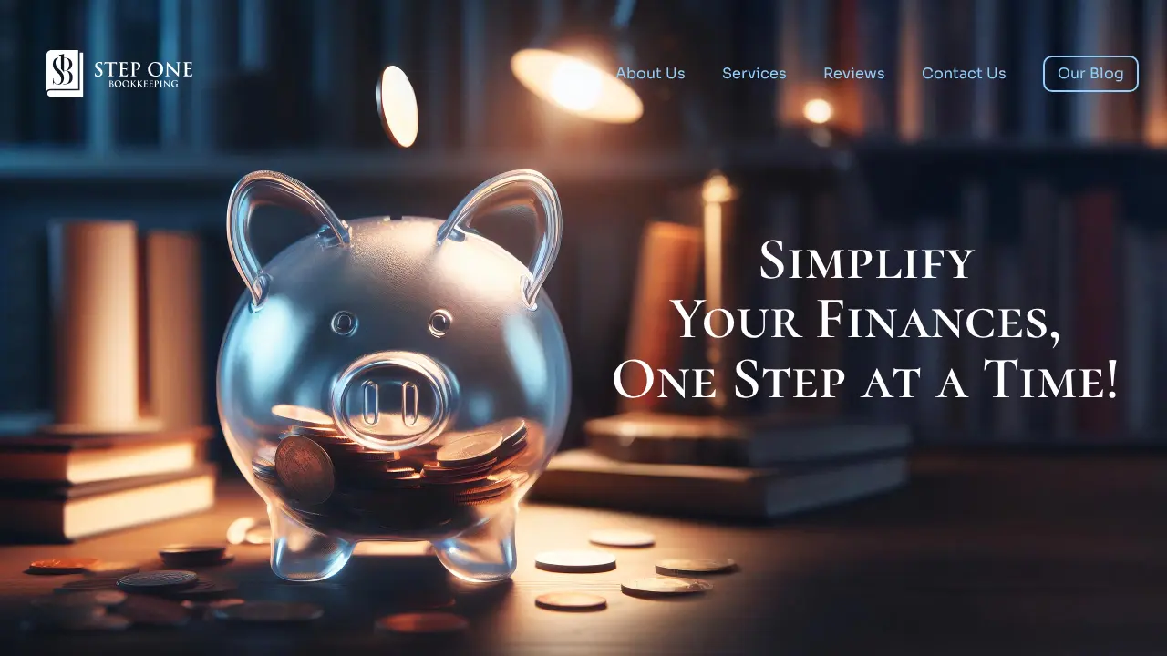 Step One Bookkeeping website