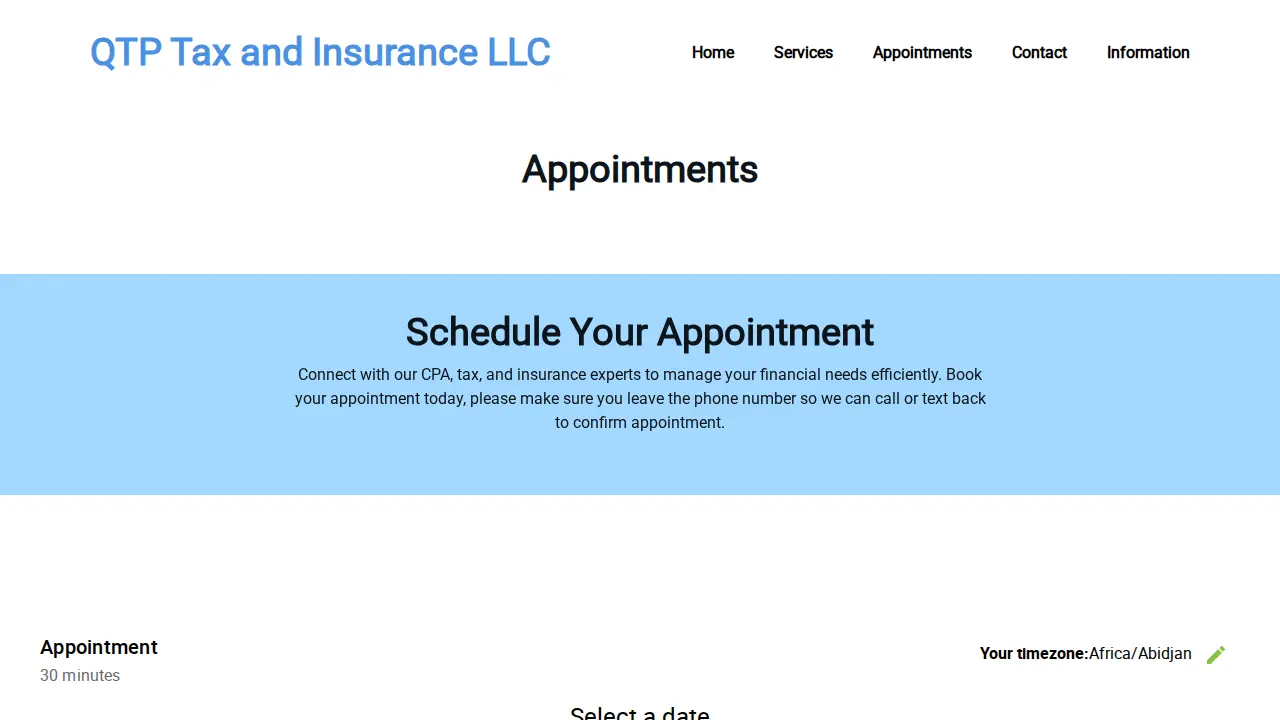 QTP TAX & INSURANCE LLC page