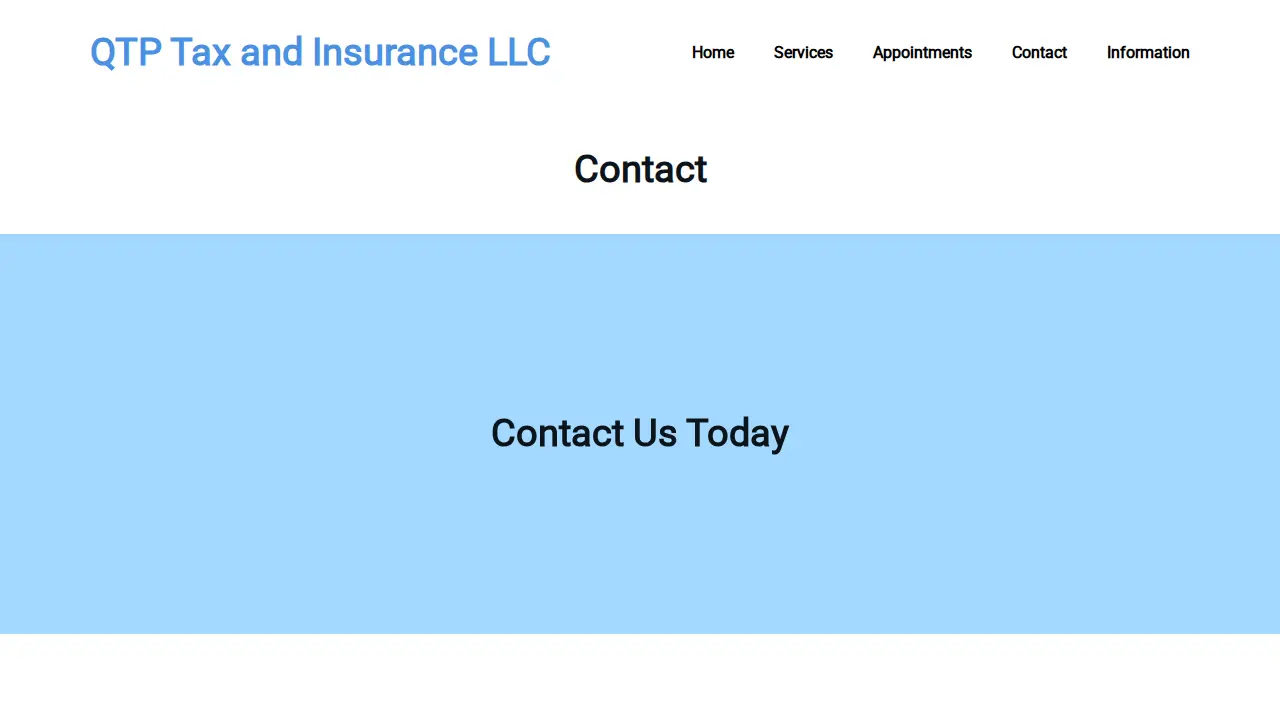 QTP TAX & INSURANCE LLC page