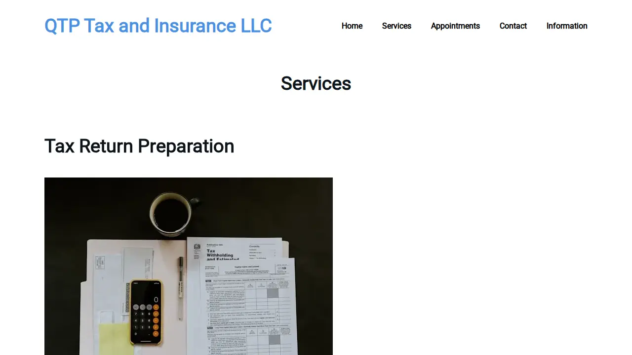 QTP TAX & INSURANCE LLC page