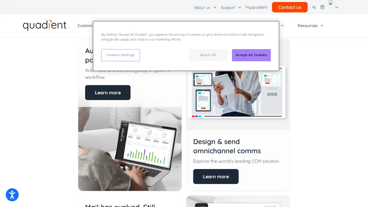 Quadient United States website