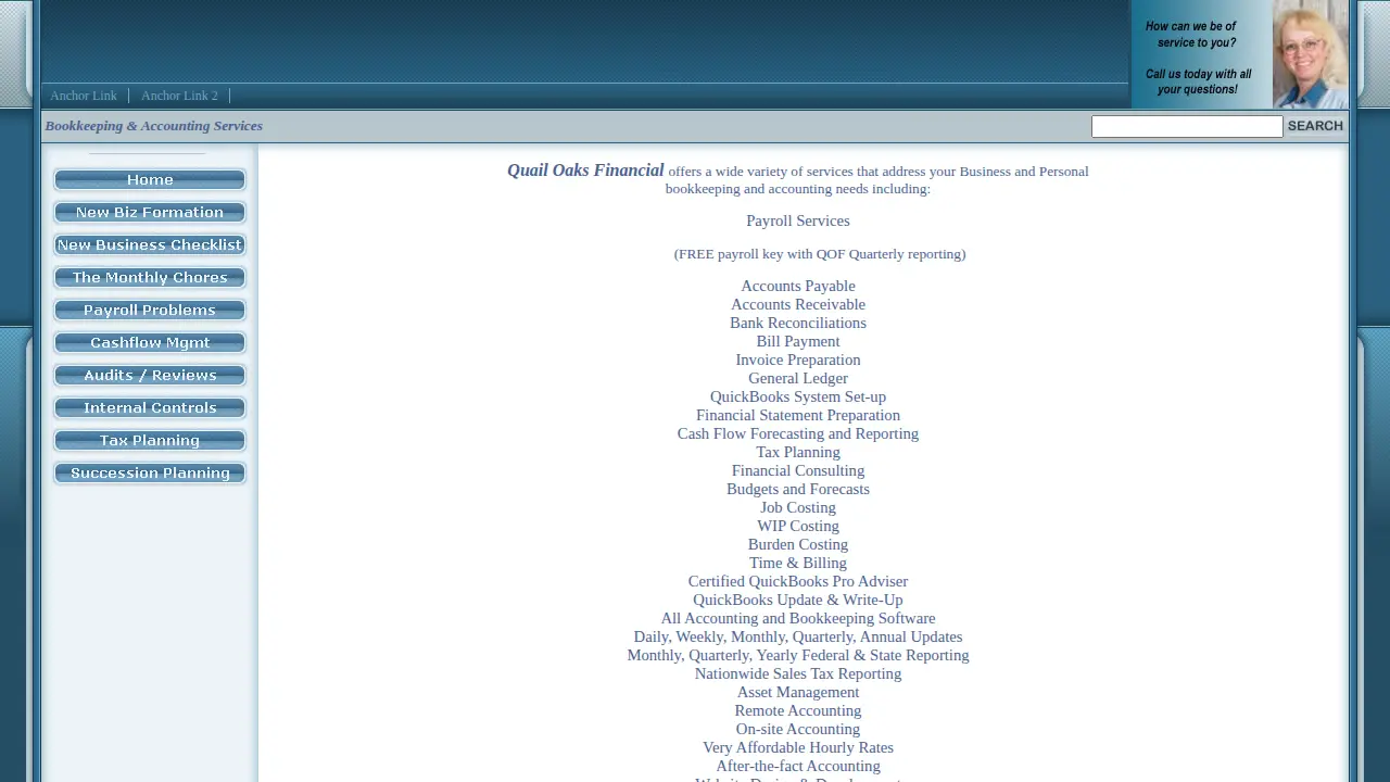 Quail Oaks Financial LLC page