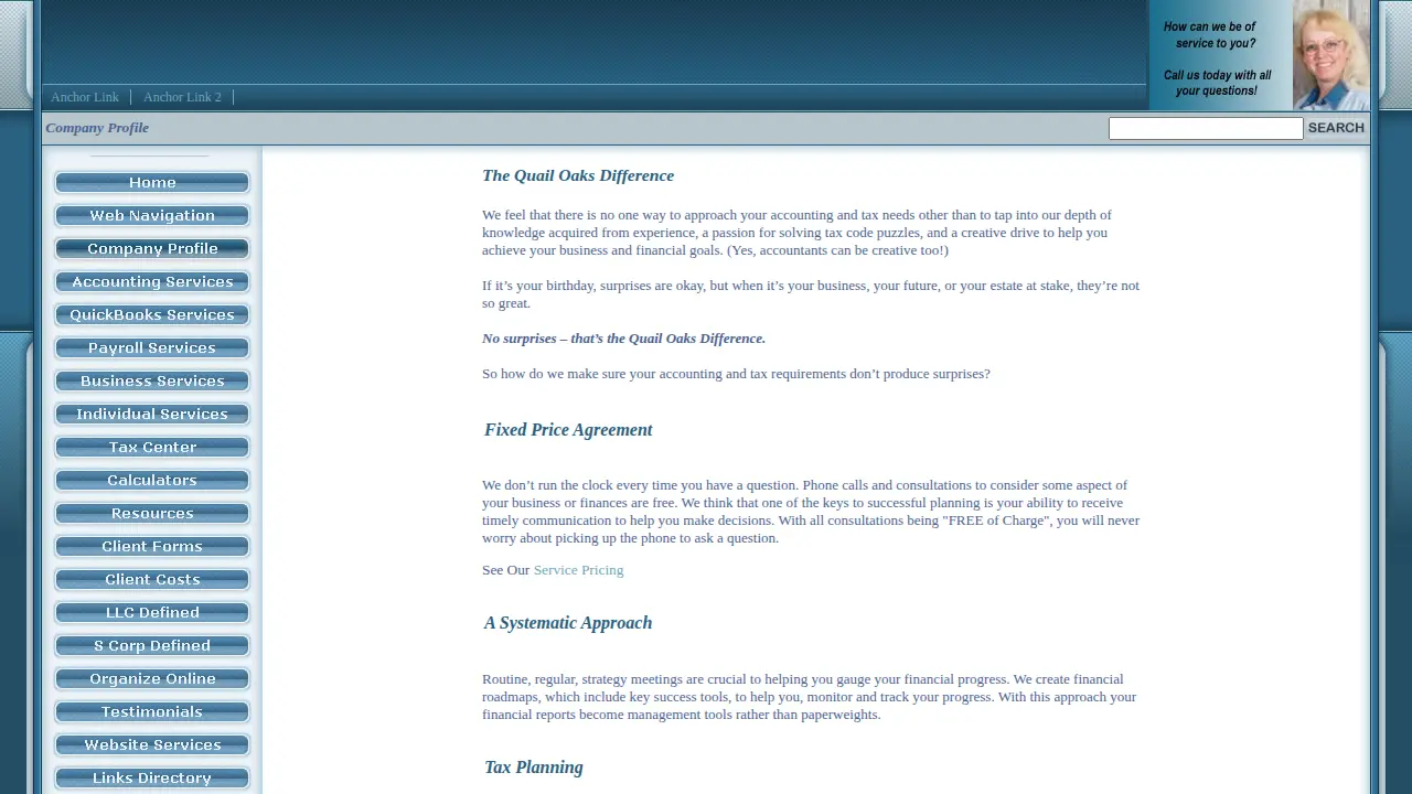 Quail Oaks Financial LLC page