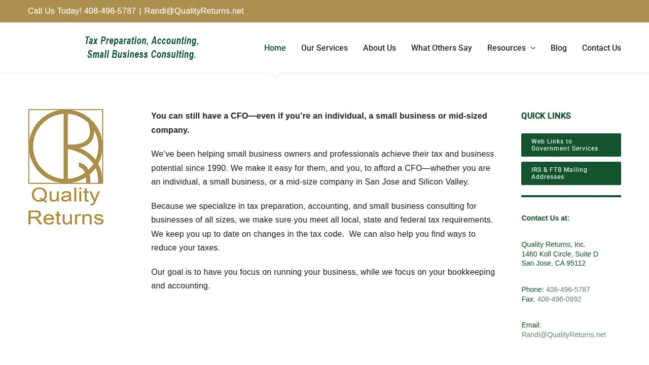 Quality Returns-Enrolled Agent