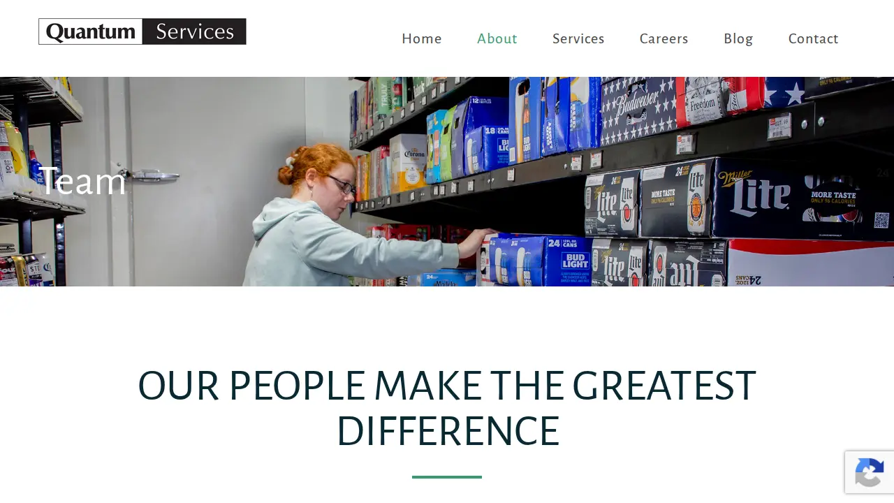 Quantum Services page