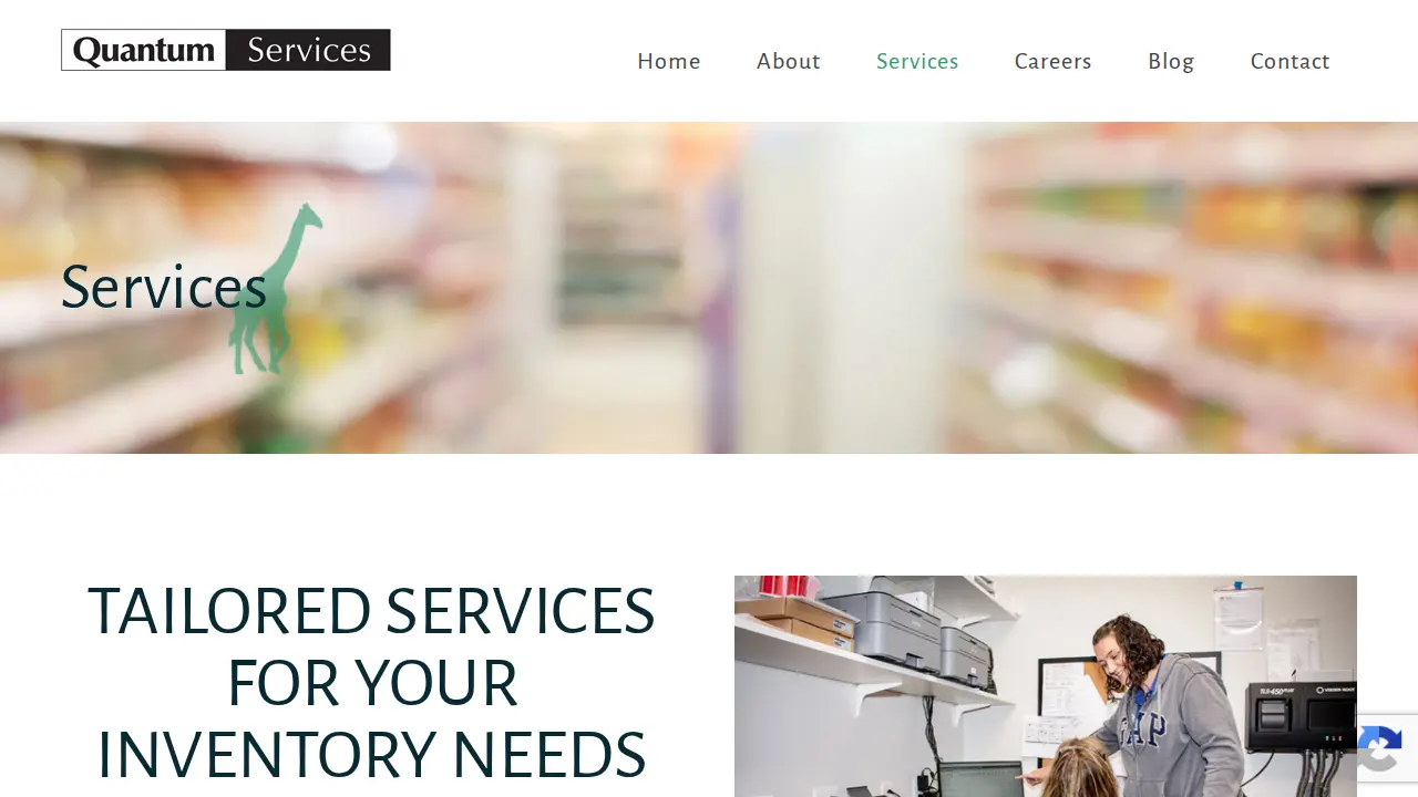 Quantum Services page