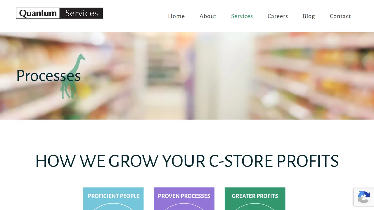 Quantum Services page