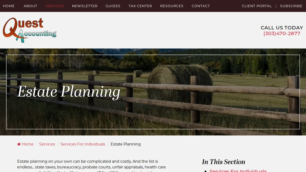 Quest Accounting Inc page
