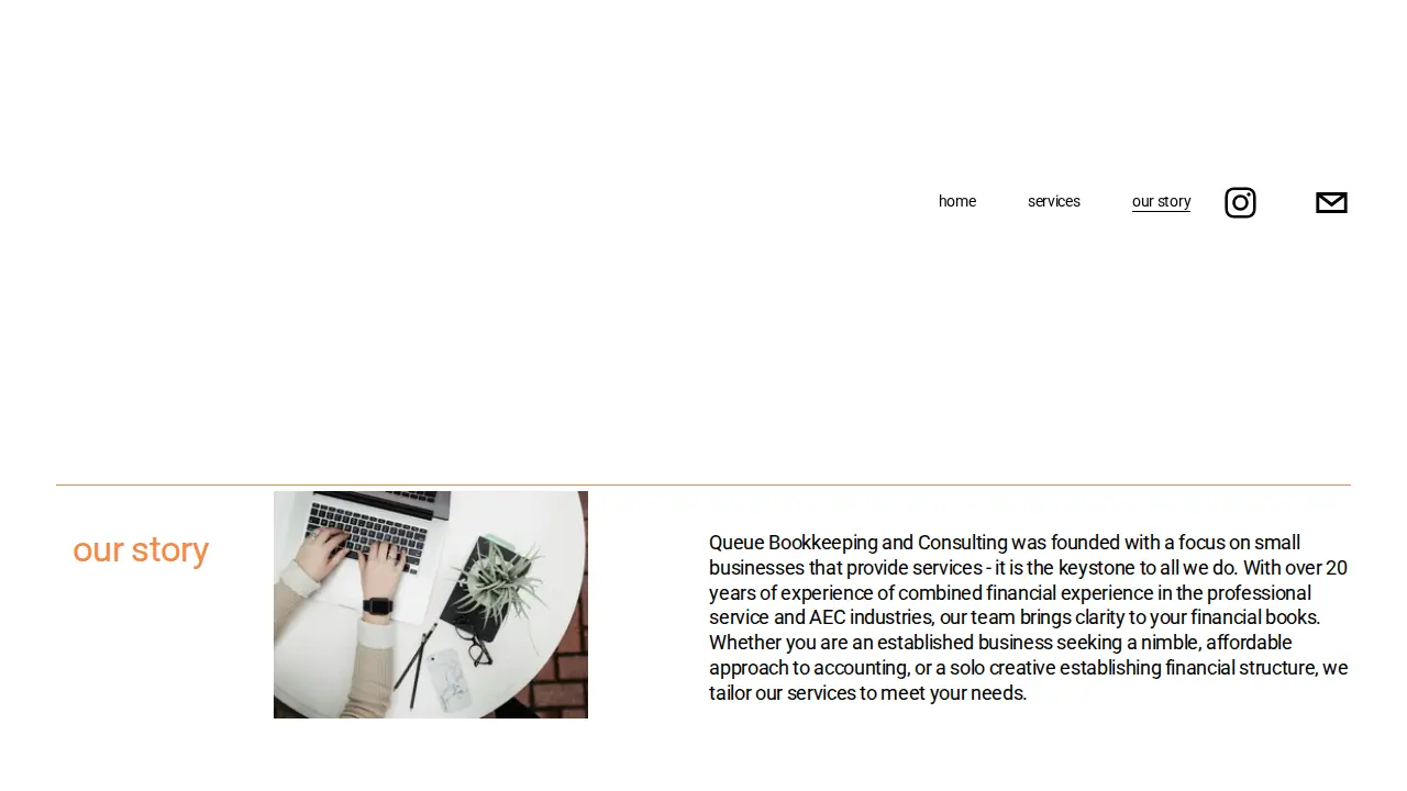 Queue Consulting page