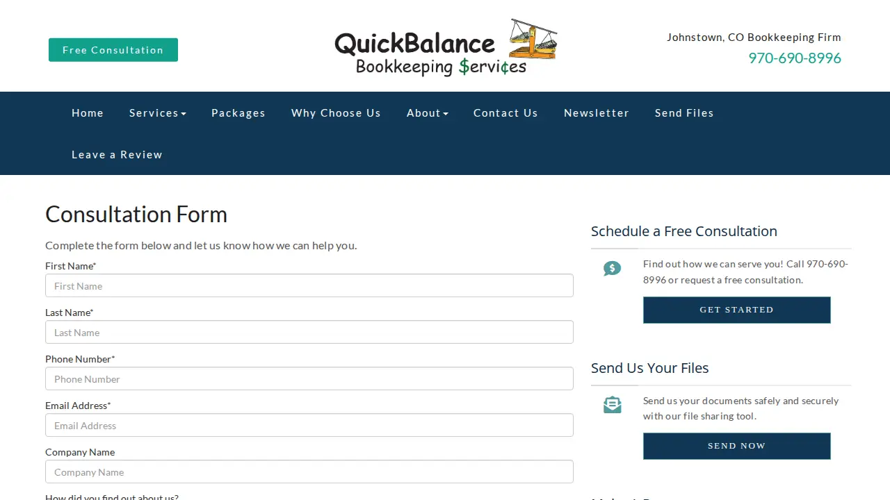 QuickBalance, LLC page