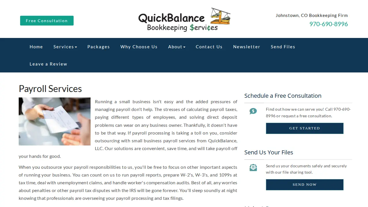 QuickBalance, LLC page