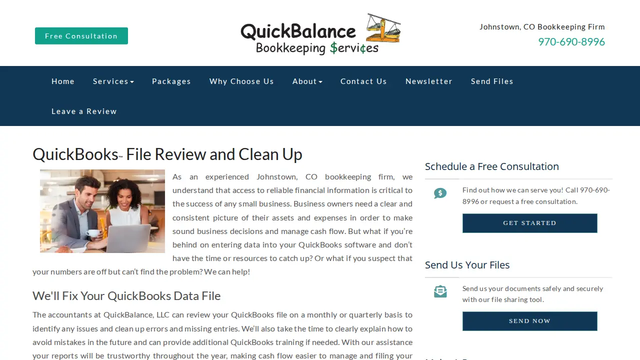 QuickBalance, LLC page