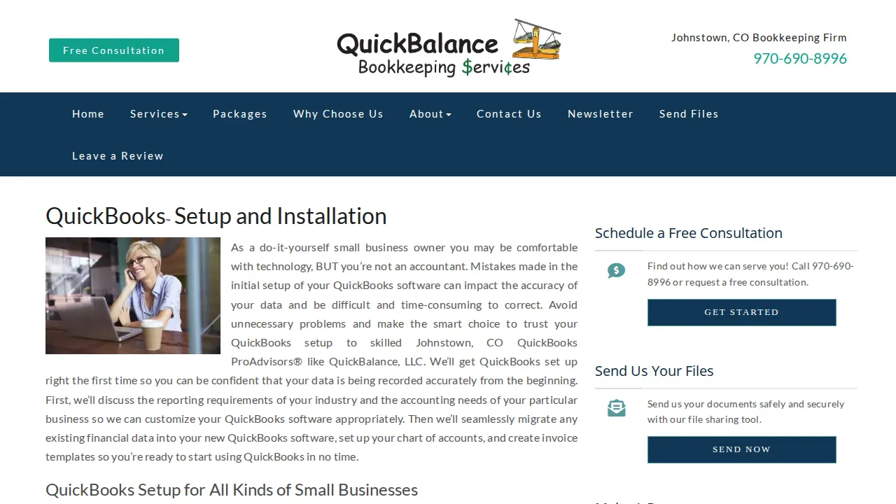 QuickBalance, LLC page