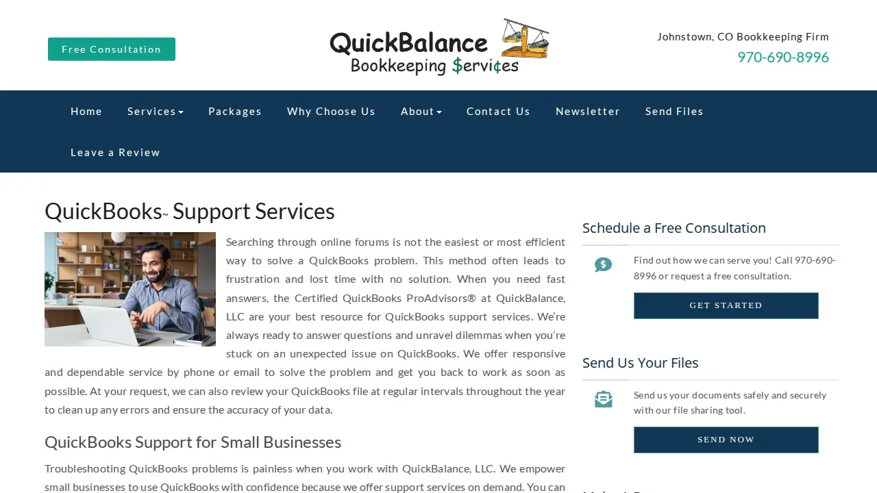 QuickBalance, LLC page