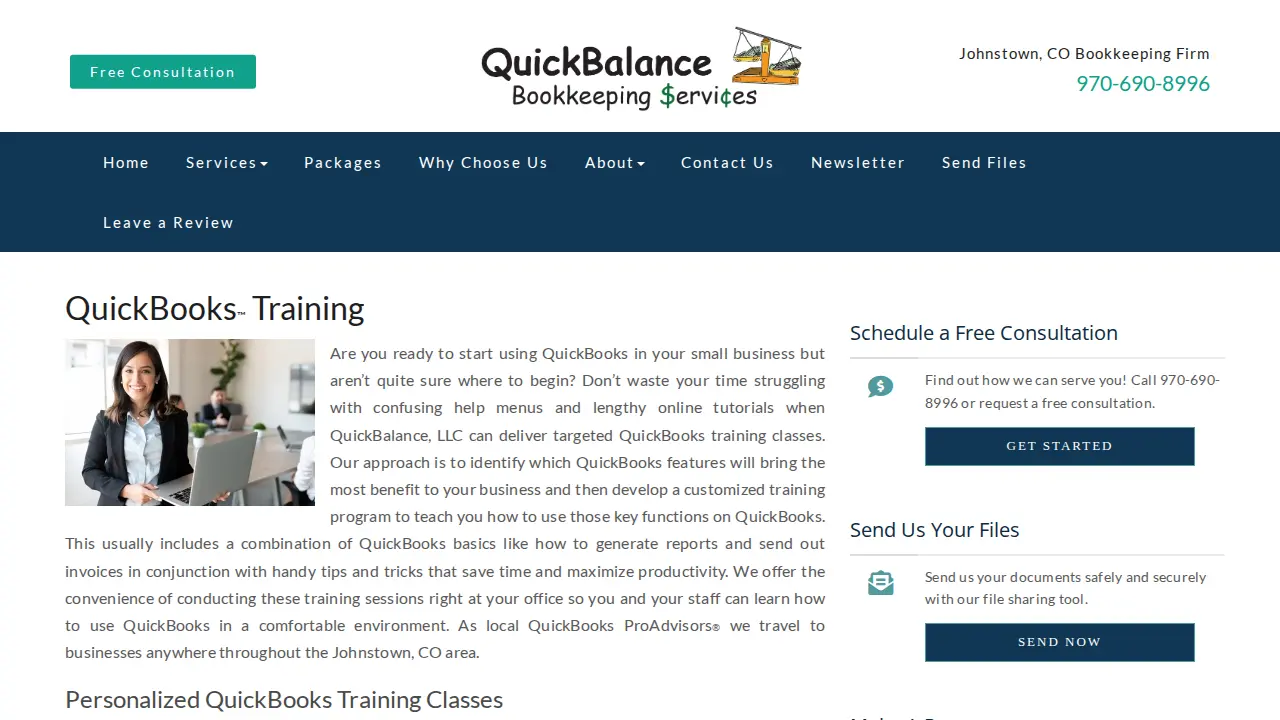QuickBalance, LLC page
