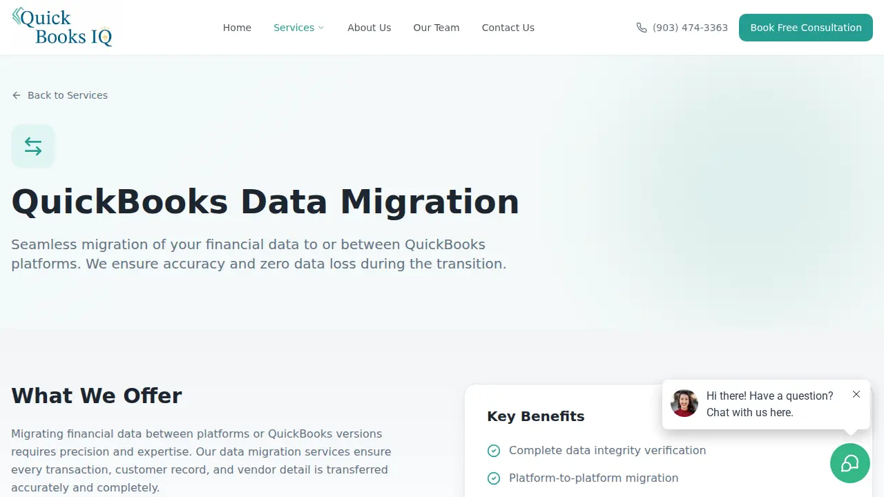 QuickBooks IQ page