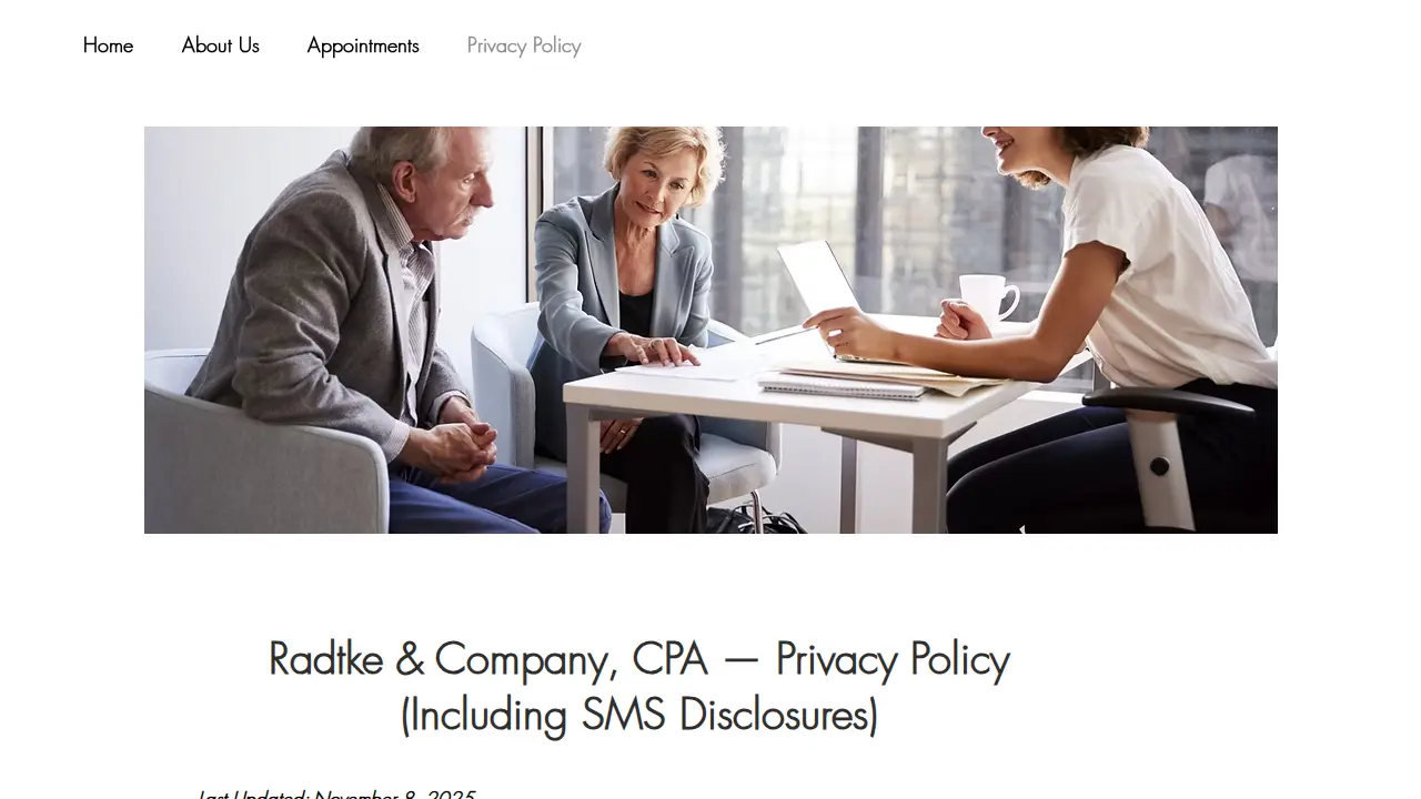 Radtke & Company CPA page