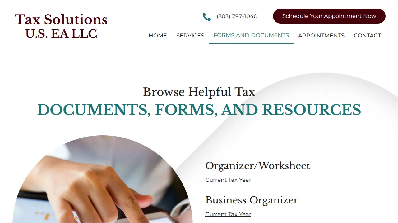Tax Solutions U.S. EA LLC page