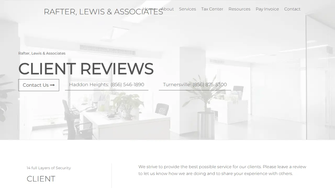 Rafter, Lewis & Associates, LLC page