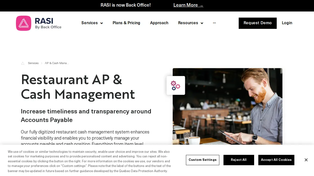 Restaurant Accounting Services Inc. (RASI) page