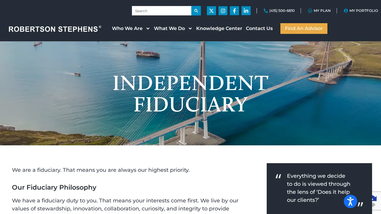 Ratio Wealth Group page