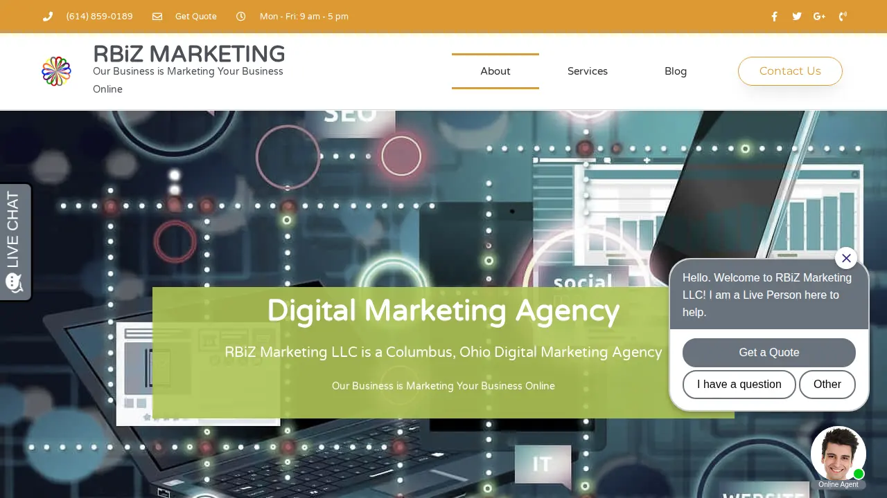 RBiZ Marketing LLC page