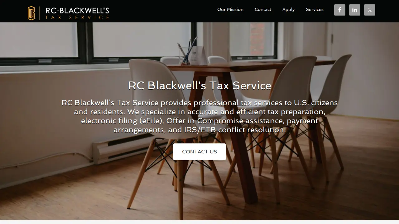 RC Blackwell's Tax Service