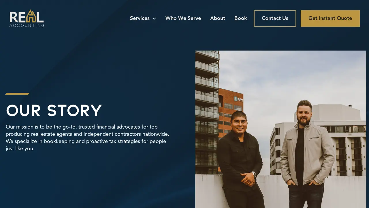 Real Accounting - Real Solutions page
