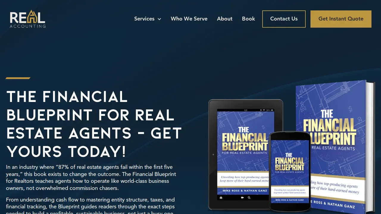 Real Accounting - Real Solutions page