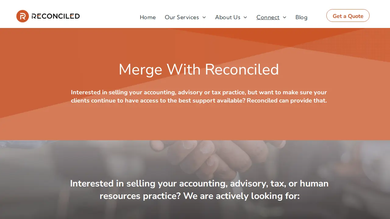 Reconciled page